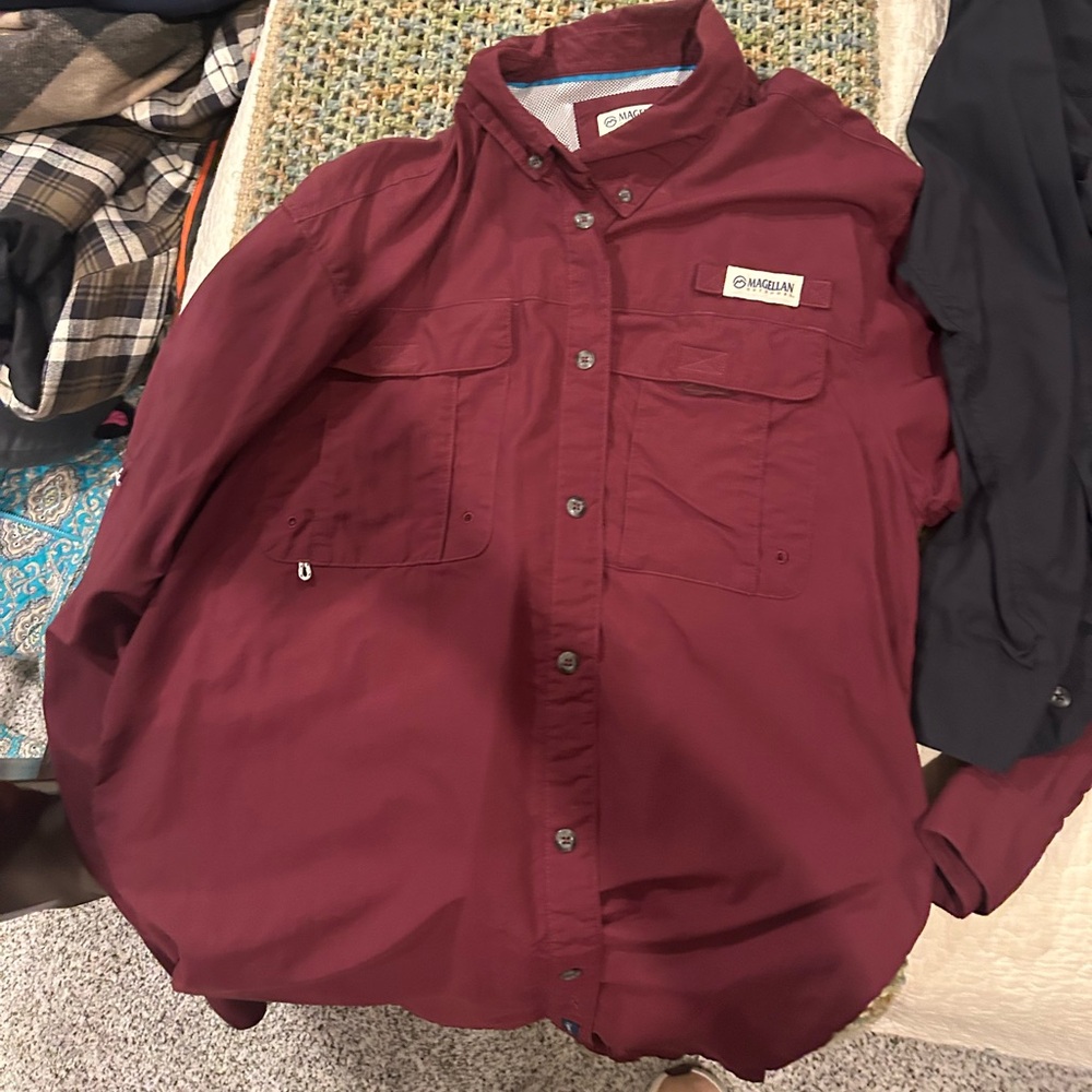 BUNDLE MAGELLAN LARGE LONG SLEEVE FISHING SHIRTS